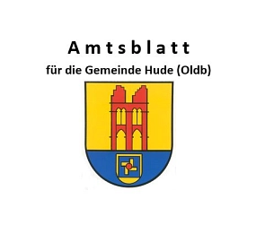 mit Wappen © Gemeinde Hude (Oldb)